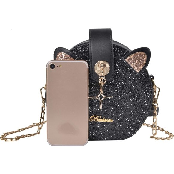 QZUnique Cat Cross Body Handba, Large Capacity Shoulder Bag for Women - Picture 4 of 8